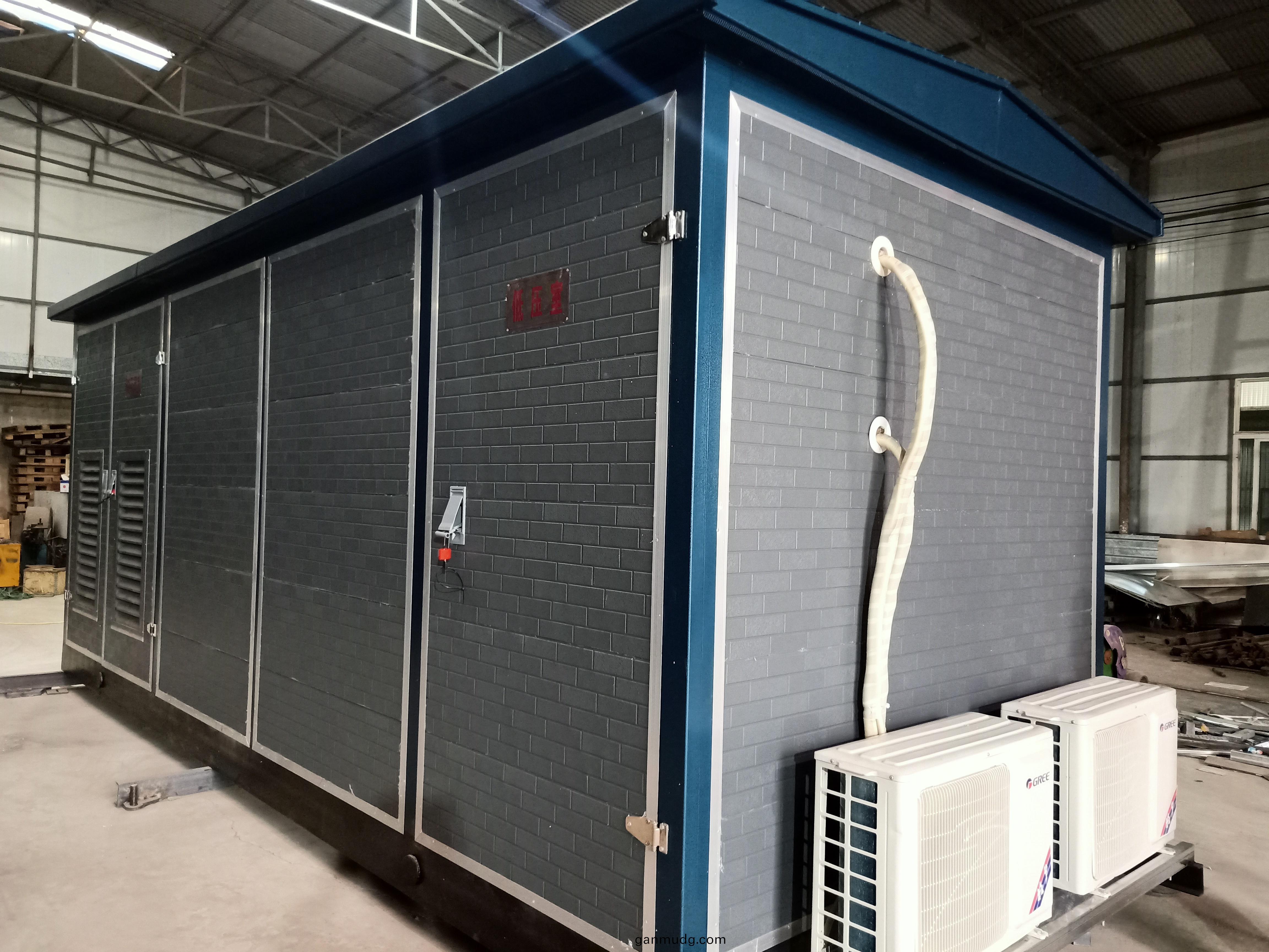 箱(xiang)變已組(zu)裝好，可(ke)以交貨(huo)了