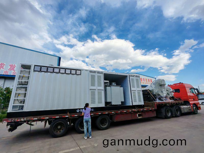 3150kva箱變配2檯1200kw/660v正壓(ya)防爆電(dian)機髮貨(huo)新疆(jiang)